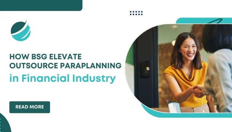 How BSG Elevate Outsource Paraplanning in financial industry